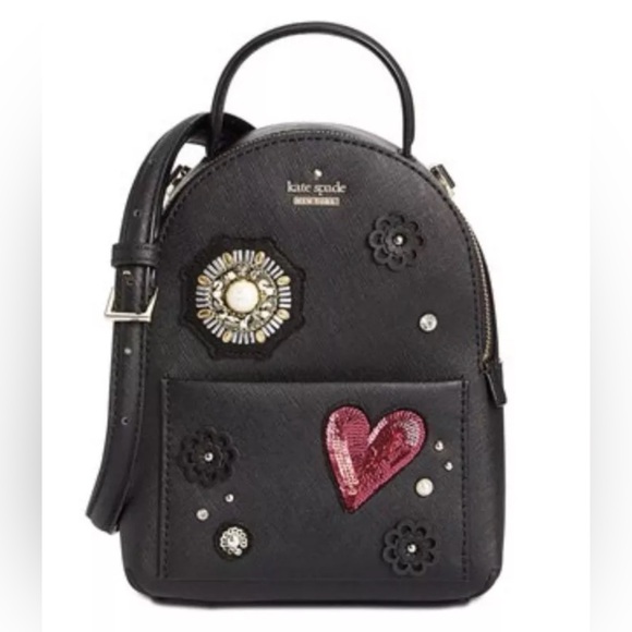 kate spade finer things - merry convertible leather backpack EUC - Picture 6 of 8